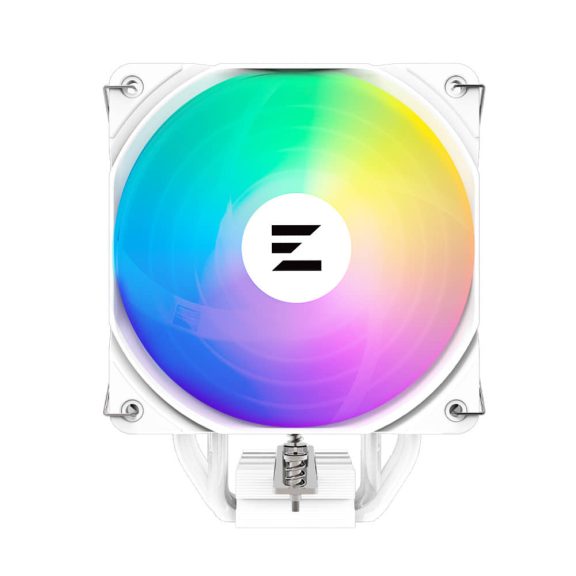 Zalman CNPS9X Performa Plus ARGB CPU hűtő, 4 hőcső, 120 mm PWM ARGB ventilátor, fehér