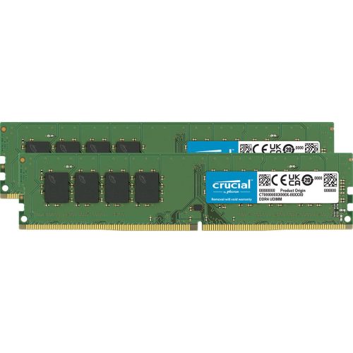 Crucial Classic DDR4-3200 asztali memória, 32GB (2x16GB kit), CL22, zöld - CT2K16G4DFRA32A