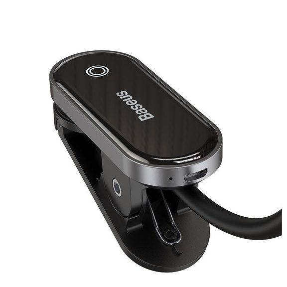 Baseus Comfort Reading Mini Clip vezeték nélküli olvasólámpa, szürke