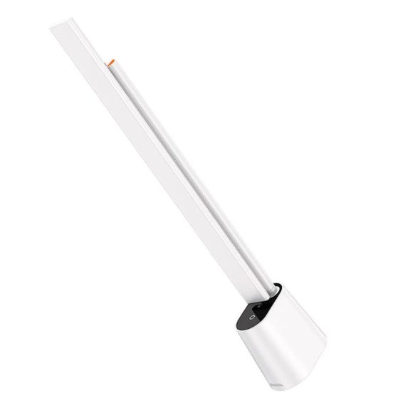 Baseus Smart Eye DGZG-02 fehér, összecsukható és újratölthető asztali lámpa automatikus fényerőszabályzással.