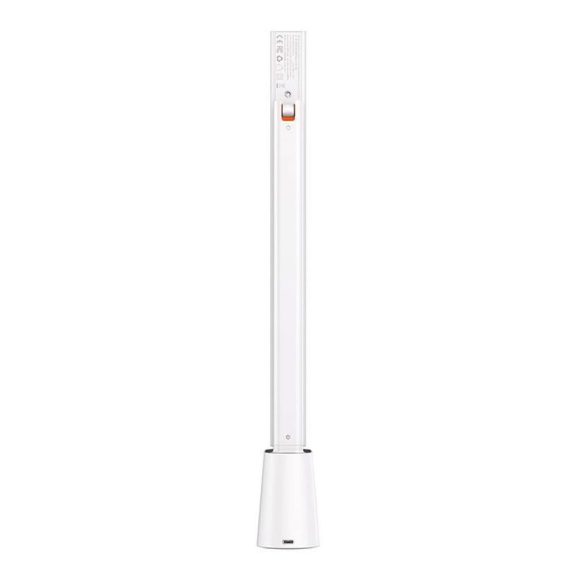 Baseus Smart Eye DGZG-02 fehér, összecsukható és újratölthető asztali lámpa automatikus fényerőszabályzással.
