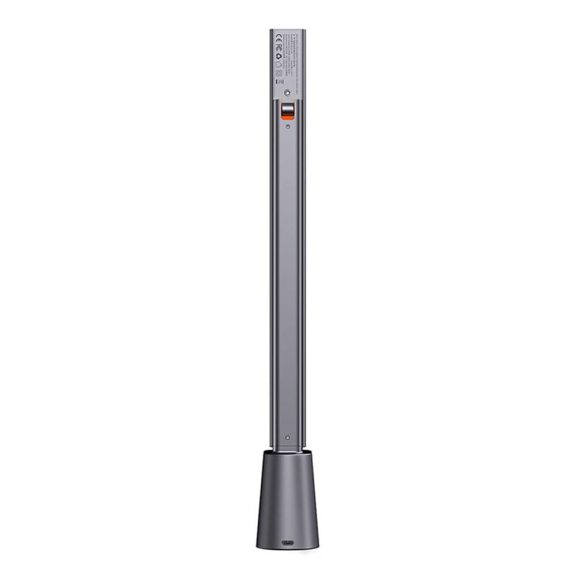 Baseus Smart Eye DGZG-0G fehér, összecsukható és újratölthető asztali lámpa automatikus fényerőszabályzással.