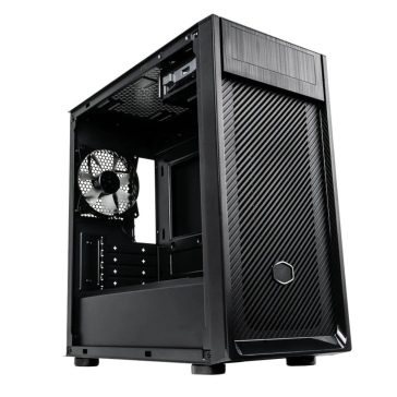 Cooler Master Elite 300 m-ATX mini tower számítógépház fekete acél oldallappal