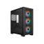 Cooler Master Elite 301 fekete mini torony pc ház három ARGB ventilátorral