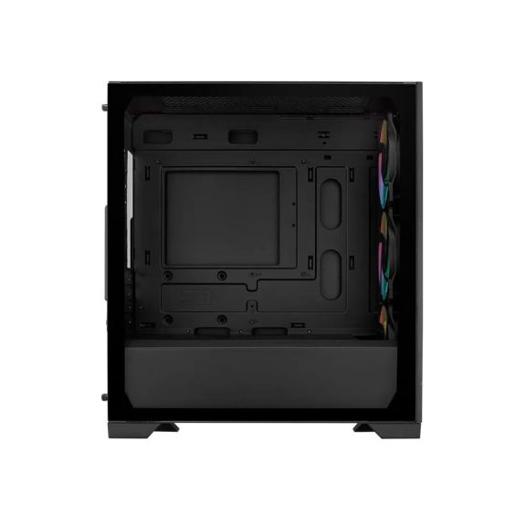Cooler Master Elite 301 fekete mini torony pc ház három ARGB ventilátorral