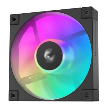 DeepCool FD12 ARGB 120mm PWM házventilátor fekete színben, Gen 2 ARGB világítással