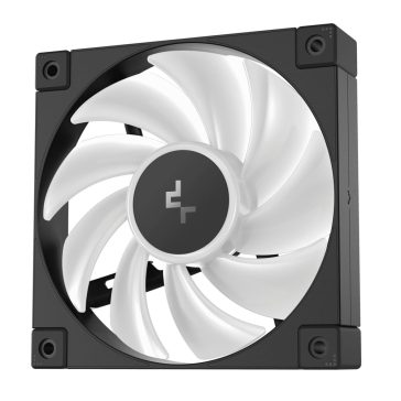 DeepCool FD12 ARGB 120mm PWM házventilátor fekete színben, Gen 2 ARGB világítással