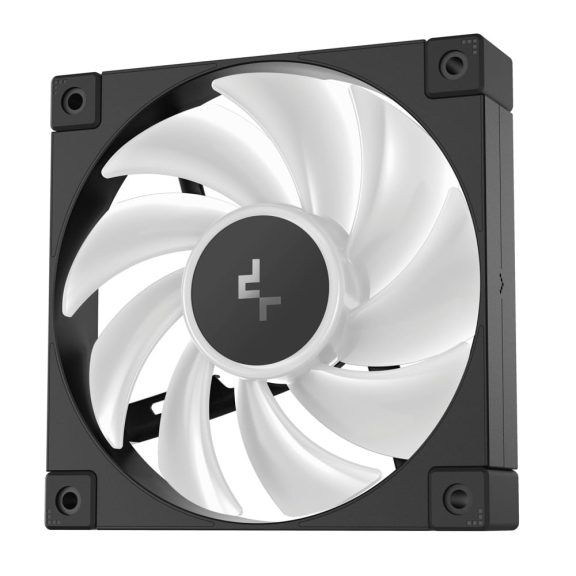DeepCool FD12 ARGB 120mm PWM házventilátor fekete színben, Gen 2 ARGB világítással