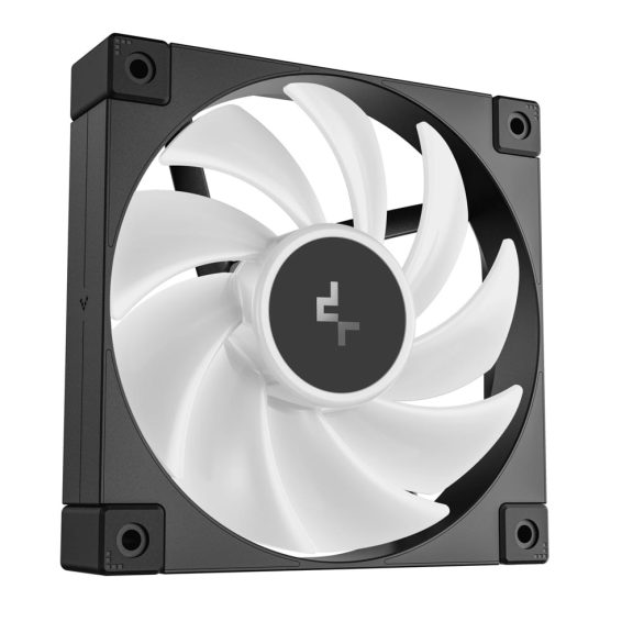 DeepCool FD12 ARGB 120mm PWM házventilátor fekete színben, Gen 2 ARGB világítással