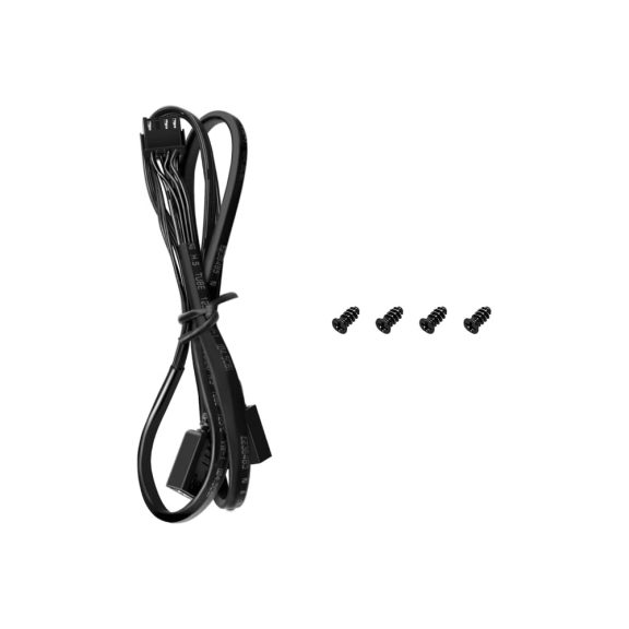 DeepCool FD12 ARGB 120mm PWM házventilátor fekete színben, Gen 2 ARGB világítással