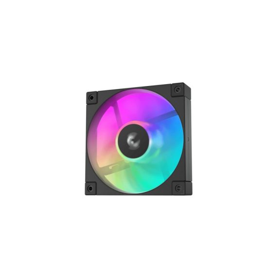 DeepCool FD12 ARGB 120mm PWM házventilátor fekete színben, Gen 2 ARGB világítással