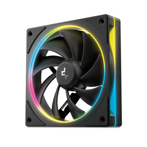 Deepcool FL12 SE ventilátor, 120 mm, PWM, ARGB, fekete