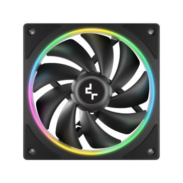 Deepcool FL12 SE ventilátor, 120 mm, PWM, ARGB, fekete