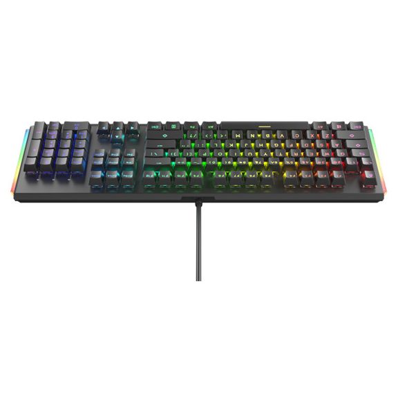 AVAX FS01 Full size mechanikus vezetékes alumínium billentyűzet Outemu piros switch