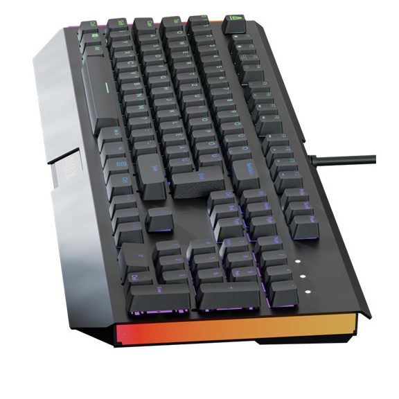 AVAX FS01 Full size mechanikus vezetékes alumínium billentyűzet Outemu piros switch