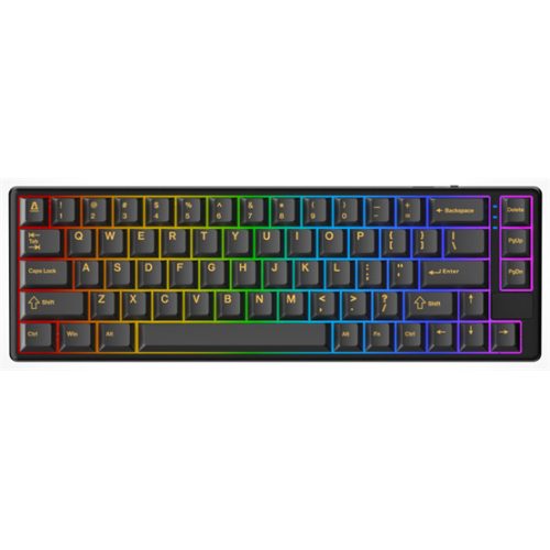 AVAX GM01 PRO 65% RGB tri-mode mechanikus billentyűzet Gateron piros switch, magyar kiosztás