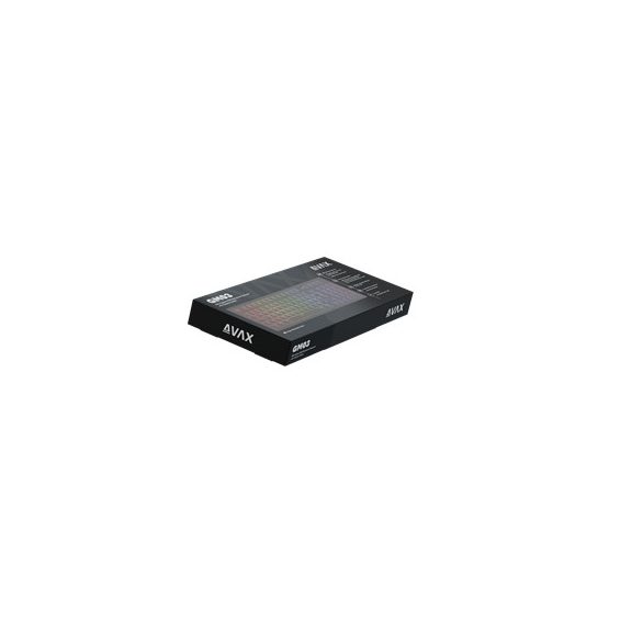 AVAX GM02 75% Gasket RGB mechanikus vezetékes billentyűzet Outemu silent white switch, magyar kiosztás