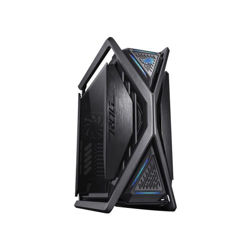 Asus ROG Hyperion GR701 Full Tower számítógépház fekete színben, RGB világítással és üveg oldallappal