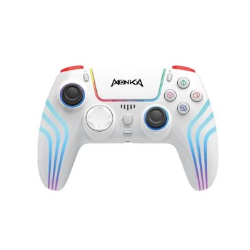 Monka Contra GT-96 vezeték nélküli játékvezérlő Bluetooth 5.3, Hall Effect ravaszok és RGB világítás funkcióval