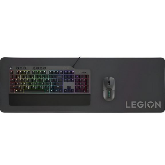 Lenovo Legion XL gamer egérpad fekete színben, vízlepergető felülettel