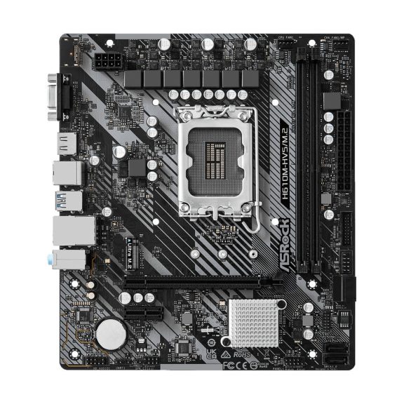 ASRock H610M-HVS/M.2 R2.0 alaplap, LGA1700, DDR4, PCIe 4.0, Gigabit LAN, Micro-ATX