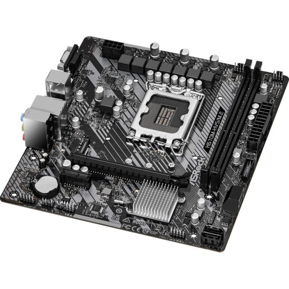 ASRock H610M-HVS/M.2 R2.0 alaplap, LGA1700, DDR4, PCIe 4.0, Gigabit LAN, Micro-ATX