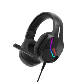 Marvo Tactic 40 fekete RGB gamer headset levehető mikrofonnal
