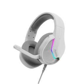 Marvo Tactic 40 fehér RGB gamer headset levehető mikrofonnal