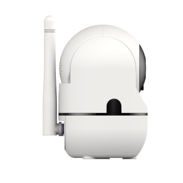 Denver IIC-172 beltéri okos Wi-Fi IP kamera HD felbontással, éjjellátással és motoros mozgatással.