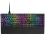 NZXT Function 2 fekete vezetékes optikai gaming billentyűzet UK kiosztással és RGB világítással.