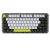 Asus Jelly75 KD201 vezeték nélküli mechanikus billentyűzet, HU kiosztás, fehér háttérvilágítás, Volt Green