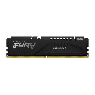   Kingston FURY Beast DDR5-5200 asztali memória, 16GB (2x8GB kit), CL40, fekete - KF552C40BBK2-16