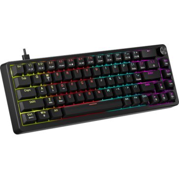   MARVO Arma 67 vezetékes gaming billentyűzet - Fekete - US /TNT Peach linear/