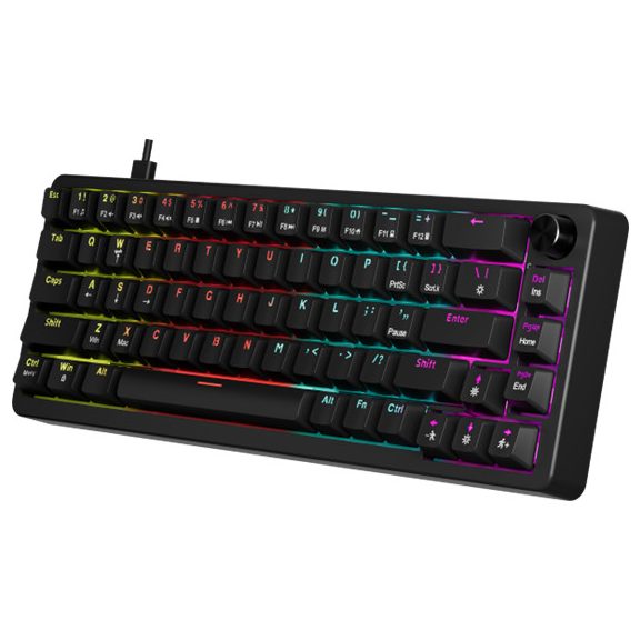 MARVO Arma 67 vezetékes gaming billentyűzet - Fekete - US /TNT Peach linear/