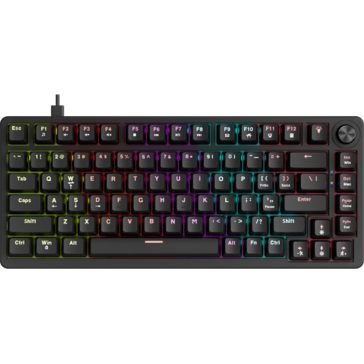   MARVO Arma 82 mechanikus gaming vezetékes billentyűzet, fekete, US kiosztás, TNT Peach linear kapcsolók
