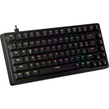   MARVO Arma 82 mechanikus gaming vezetékes billentyűzet, fekete, US kiosztás, TNT Peach linear kapcsolók