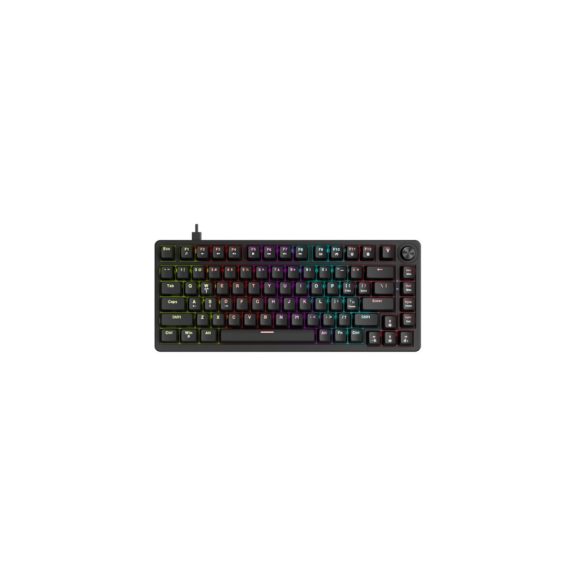 MARVO Arma 82 mechanikus gaming vezetékes billentyűzet, fekete, US kiosztás, TNT Peach linear kapcsolók