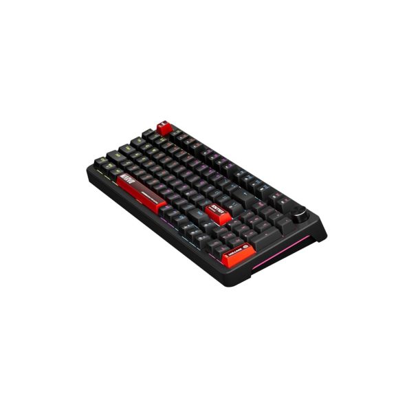 Marvo ARMA 98 mechanikus vezetékes gamer billentyűzet, 96 gomb, US kiosztás, TNT Peach linear kapcsolók, fekete