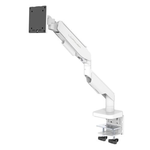 LC-Power FLEXX Monitor Kar 17–49" – Forgatható, Dönthető, VESA 100x100, Fehér, 20 kg-ig - LC-EQ-A49W