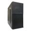 Lc-power 2004MB-V3 Micro-ATX számítógépház fekete színben.