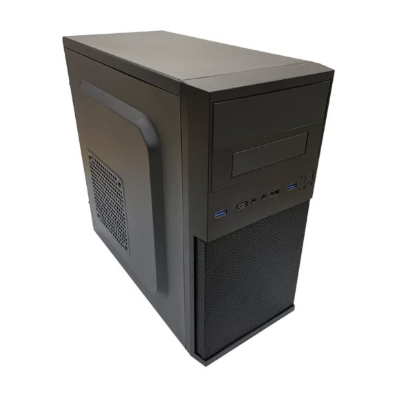Lc-power 2004MB-V3 Micro-ATX számítógépház fekete színben.