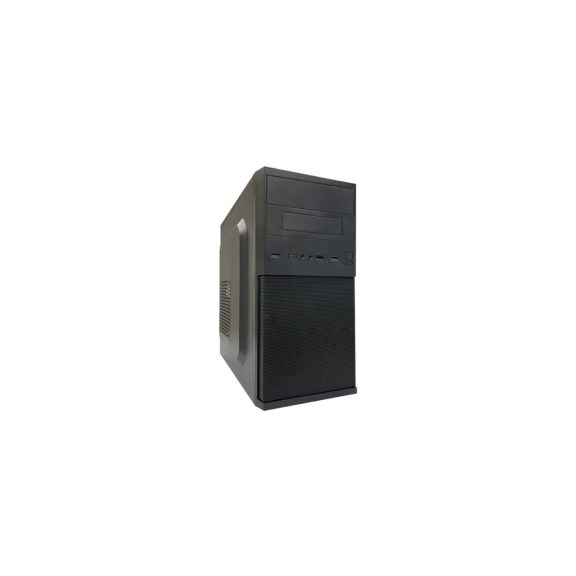 Lc-power 2004MB-V3 Micro-ATX számítógépház fekete színben.