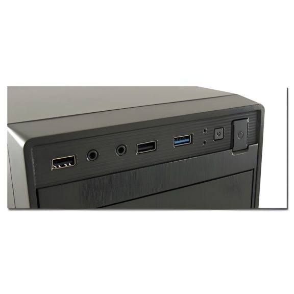 LC-Power 2014MB Micro-ATX fekete számítógépház kompakt kialakítással