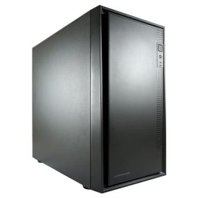 LC-Power 2016MB fekete microATX minitorony ház több ventilátorhellyel