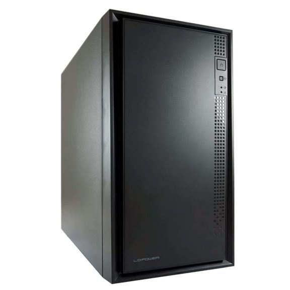 LC-Power 2016MB fekete microATX minitorony ház több ventilátorhellyel