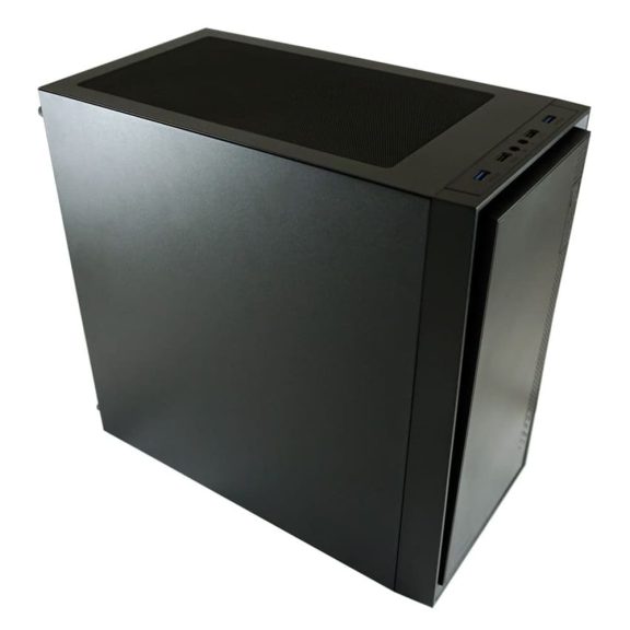 LC-Power 2016MB fekete microATX minitorony ház több ventilátorhellyel
