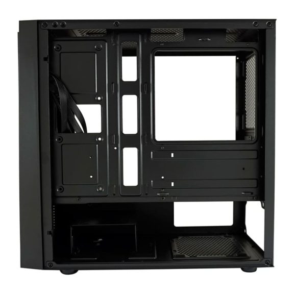 LC-Power 2016MB fekete microATX minitorony ház több ventilátorhellyel