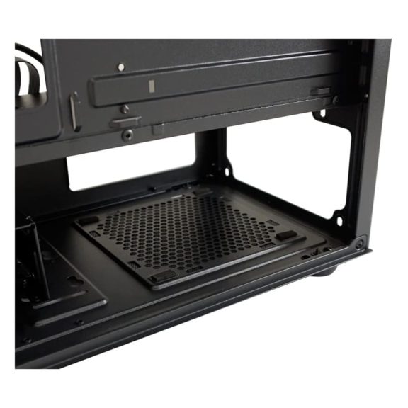 LC-Power 2016MB fekete microATX minitorony ház több ventilátorhellyel
