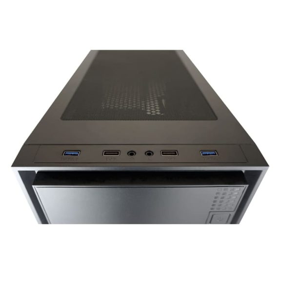 LC-Power 2016MB fekete microATX minitorony ház több ventilátorhellyel