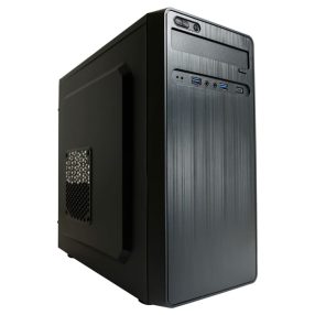 LC-Power 2017MB fekete microATX minitorony számítógépház USB-C csatlakozóval